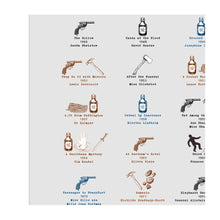Load image into Gallery viewer, Agatha Christie's Murderers and Their Methods Print