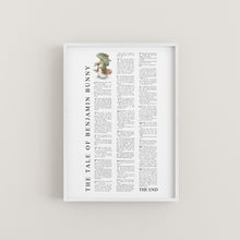 Load image into Gallery viewer, Benjamin Bunny Beatrix Potter Print