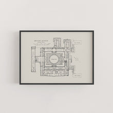 Load image into Gallery viewer, British Museum Ground Floor Plan Print