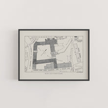 Load image into Gallery viewer, Christ's College Cambridge Floor Plan Print