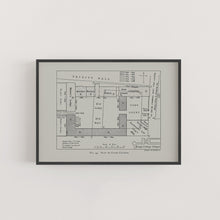 Load image into Gallery viewer, Clare College Cambridge Floor Plan Print