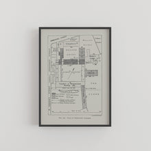 Load image into Gallery viewer, Emmanuel College Cambridge Floor Plan Print