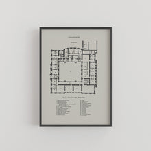Load image into Gallery viewer, Chatsworth House Second Floor Plan Print