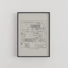 Load image into Gallery viewer, Peterhouse College Cambridge Floor Plan Print