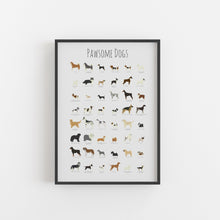 Load image into Gallery viewer, Pawsome Dog Breeds Print