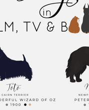 Load image into Gallery viewer, Dogs in Film, TV and Books Print