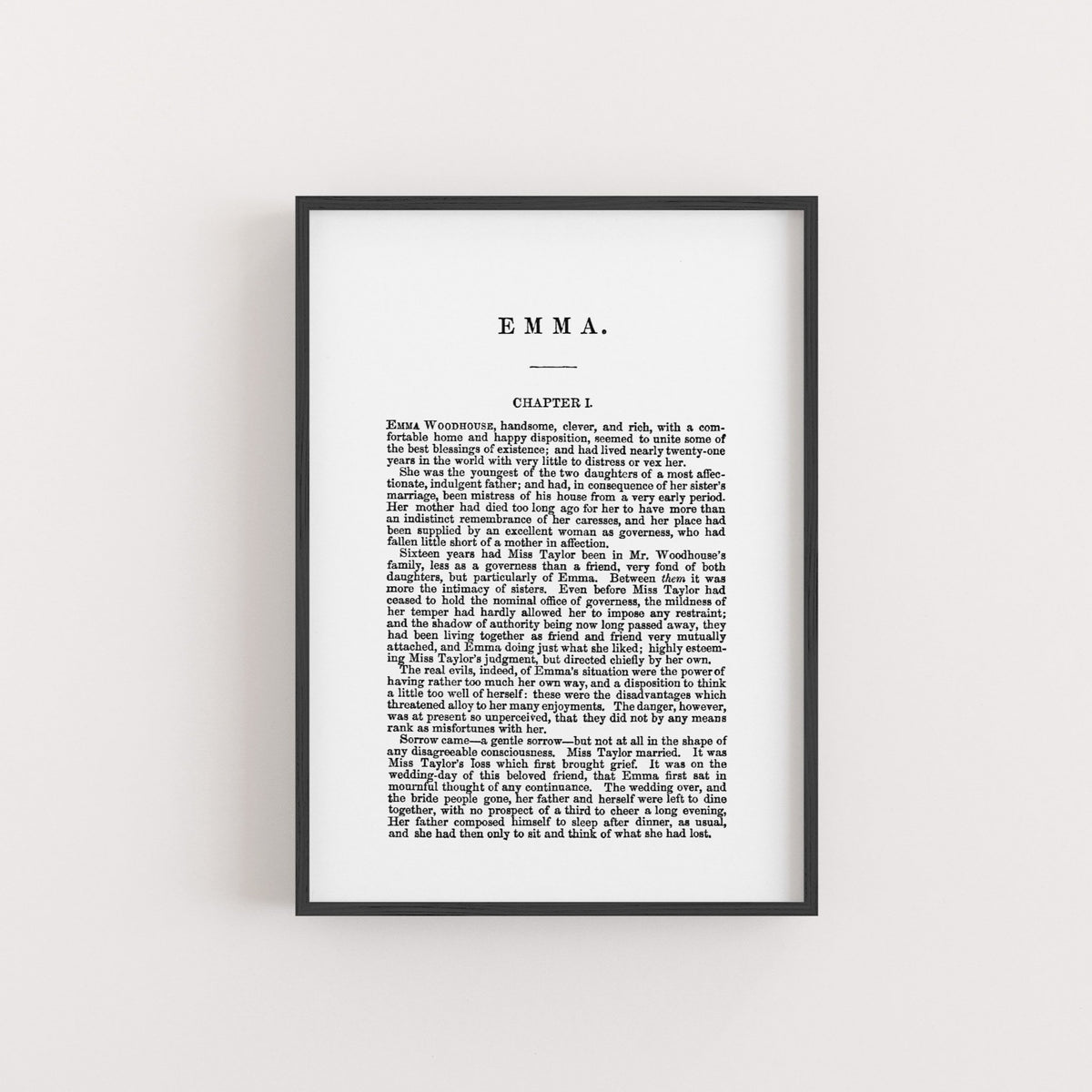 Emma by Jane Austen Art Board Print for Sale by booksnbobs