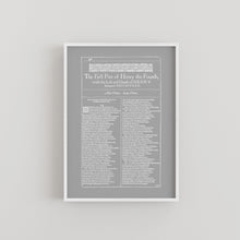 Load image into Gallery viewer, Henry IV Part One First Folio Print