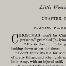 Load image into Gallery viewer, A5 Little Women Book Page Print