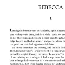 Load image into Gallery viewer, A5 Rebecca by Daphne du Maurier Book Page Print
