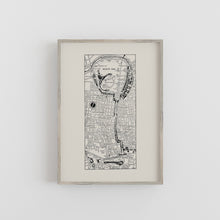 Load image into Gallery viewer, Regent's Street London Vintage Map Print