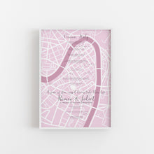 Load image into Gallery viewer, Romeo and Juliet Infographic Map Print