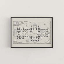 Load image into Gallery viewer, St Paul's Cathedral London Floor Plan Print