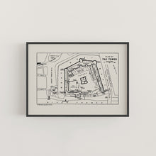 Load image into Gallery viewer, Tower of London Map Fine Art Print