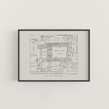 Load image into Gallery viewer, Trinity Hall College Cambridge Floor Plan Print