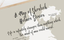 Load image into Gallery viewer, Sherlock Holmes Map Print