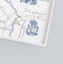 Load image into Gallery viewer, Alice's Adventures in Wonderland Map Landscape Print A4