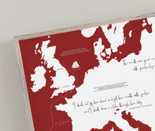 Load image into Gallery viewer, Dracula by Bram Stoker Infographic Print