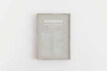 Load image into Gallery viewer, Romantic Print Set of 3 Shakespeare's First Folio