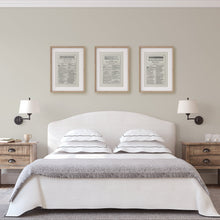 Load image into Gallery viewer, Romantic Print Set of 3 Shakespeare's First Folio