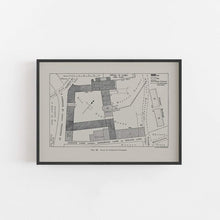 Load image into Gallery viewer, Christ's College Cambridge Floor Plan Print