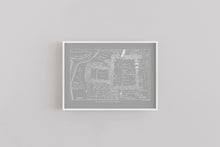 Load image into Gallery viewer, Trinity College Cambridge University Floor Plan Print