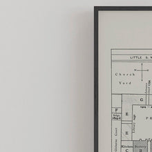 Load image into Gallery viewer, Peterhouse College Cambridge Floor Plan Print