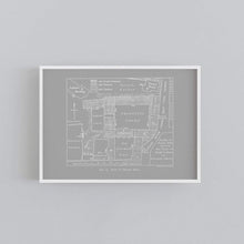Load image into Gallery viewer, Trinity Hall College Cambridge Floor Plan Print