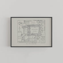 Load image into Gallery viewer, Trinity Hall College Cambridge Floor Plan Print