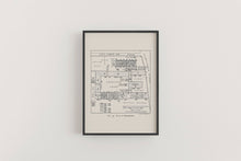 Load image into Gallery viewer, Peterhouse College Cambridge Floor Plan Print