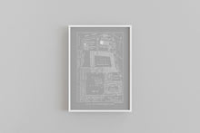 Load image into Gallery viewer, Corpus Christi College Cambridge Floor Plan Print