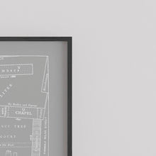 Load image into Gallery viewer, Queen's College Cambridge University Floor Plan Print