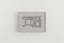 Load image into Gallery viewer, Hampton Court Palace Floor Plan Print