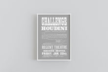 Load image into Gallery viewer, Harry Houdini Escapologist Magician Print