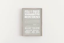 Load image into Gallery viewer, Harry Houdini Escapologist Magician Print