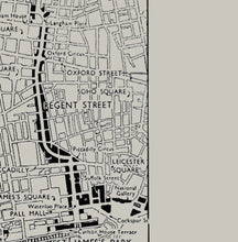 Load image into Gallery viewer, Regent's Street London Vintage Map Print