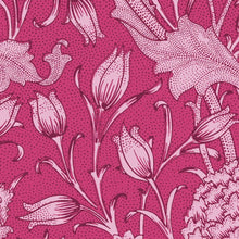 Load image into Gallery viewer, Wild Tulip William Morris Print, Sweet Lilac Pink Peacock