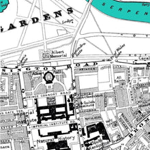Load image into Gallery viewer, London River Thames Vintage Triptech Map Print Set of 3