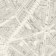 Load image into Gallery viewer, Seven Dials Soho London Vintage Street Map