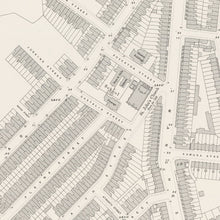 Load image into Gallery viewer, Isle of Dogs London Vintage Street Map Print