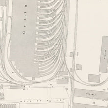 Load image into Gallery viewer, Isle of Dogs London Vintage Street Map Print