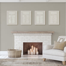 Load image into Gallery viewer, Tragedy Print Set of 4 Shakespeare's First Folio