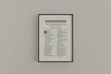 Load image into Gallery viewer, Tragedy Print Set of 4 Shakespeare's First Folio
