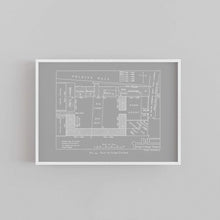 Load image into Gallery viewer, Clare College Cambridge Floor Plan Print