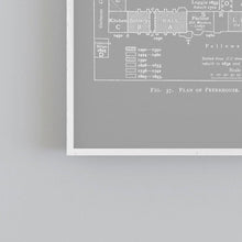 Load image into Gallery viewer, Peterhouse College Cambridge Floor Plan Print