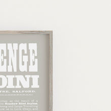 Load image into Gallery viewer, Harry Houdini Escapologist Magician Print