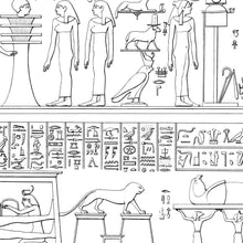 Load image into Gallery viewer, Osiris Funeral Room Egyptian Tomb Print No 5