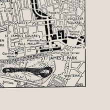 Load image into Gallery viewer, Regent's Street London Vintage Map Print