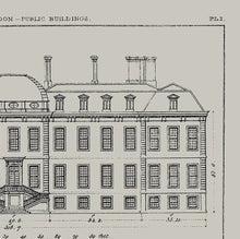 Load image into Gallery viewer, Montague House British Museum Blueprint