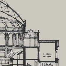 Load image into Gallery viewer, Royal Albert Hall Architectural Blueprint Art Print